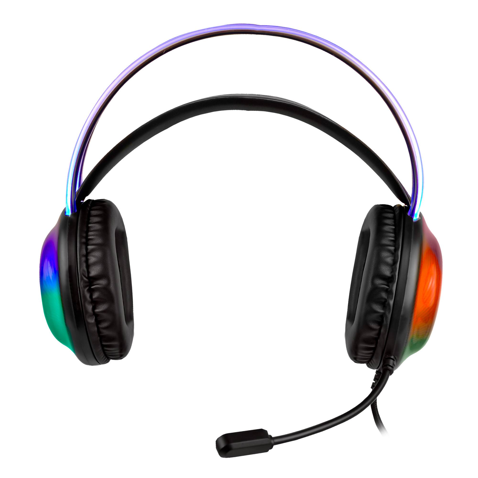 V-930730 Diadema Gamer Alámbrica iluminación RGB Helumo | VORTRED - V-930730 Diadema Gamer Alámbrica iluminación RGB Helumo | VORTRED -